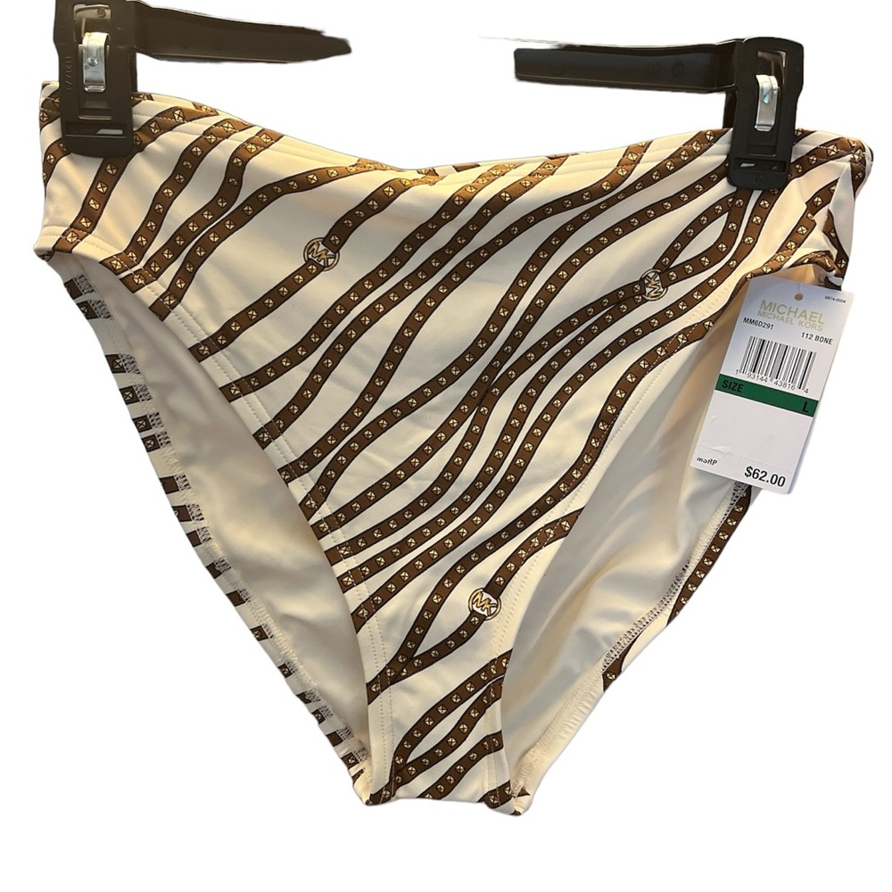 Michael Kors Women's Classic Bikini Bottoms Swimsuit bottoms nwt and lin…